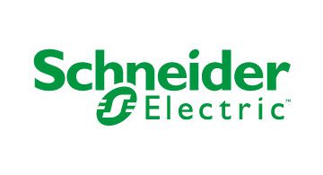 Schneider Electric Logo in Grün mit stilisiertem „S“-Symbol, steht für EVlink Home Ladestationen für E-Fahrzeuge.